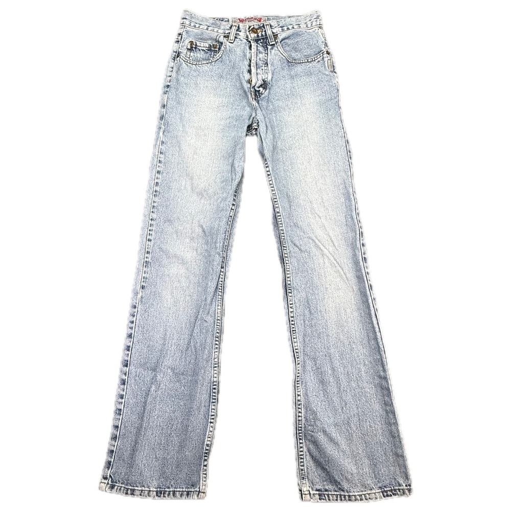 Silver Jeans Co Jeans Womens 27 Light Wash Vintage Button Fly Bootcut U8599S